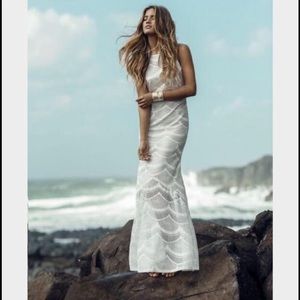 Stone cold fox bridal collection dress .